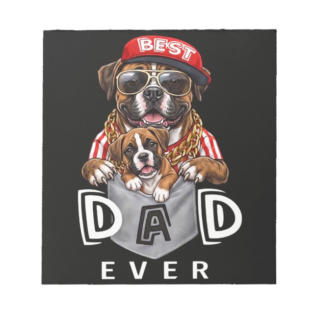 Bästa boxer pappa någonsin anteckningsblock (Framsida)