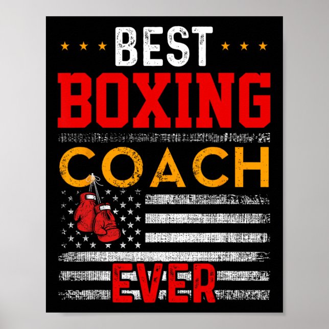 Bästa Boxing Coach-träning för Boxing Coach-tränin Poster (Framsidan)
