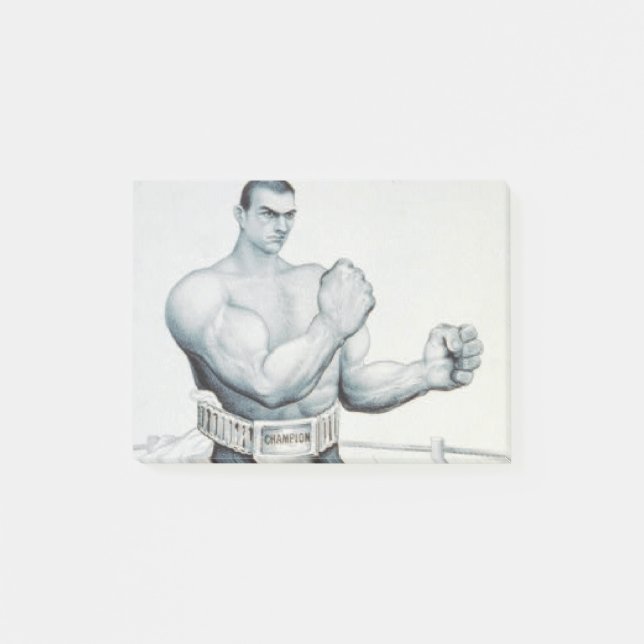 BÄSTA boxning Post-it Block (Framsida)