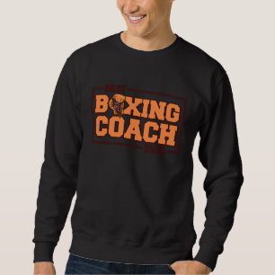 Bästa boxningscoach någonsin Boxer Tränare och box Lång Ärmad Tröja