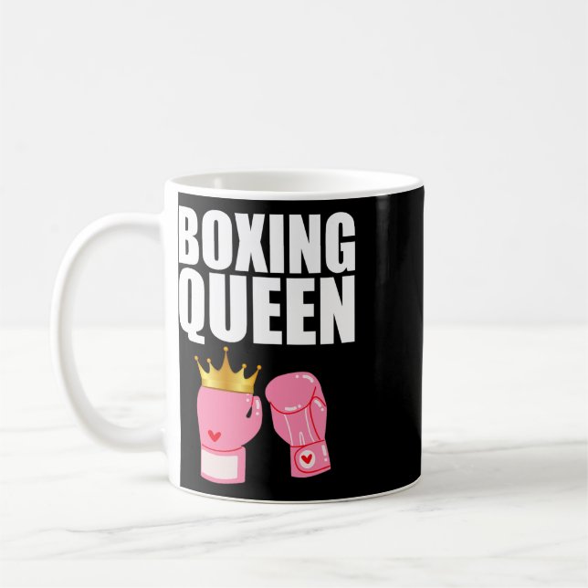 Bästa boxningskonst för tjejer Kvinnor Handskar Bo Kaffemugg (Vänster)