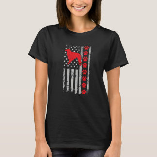 Bästa brandman Bossie Mamma Pappa Aldris US Flagga T Shirt