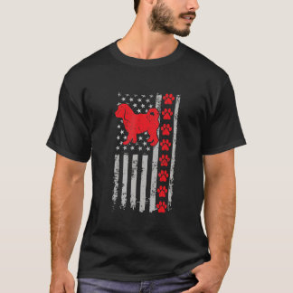 Bästa brandman Cavachon Mamma Pappa Alltid USA Hun T Shirt