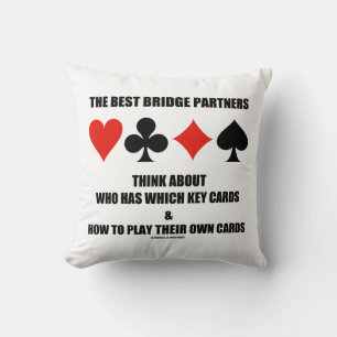 Bästa Bridge-partners Tänka om vem som har vilket Kudde