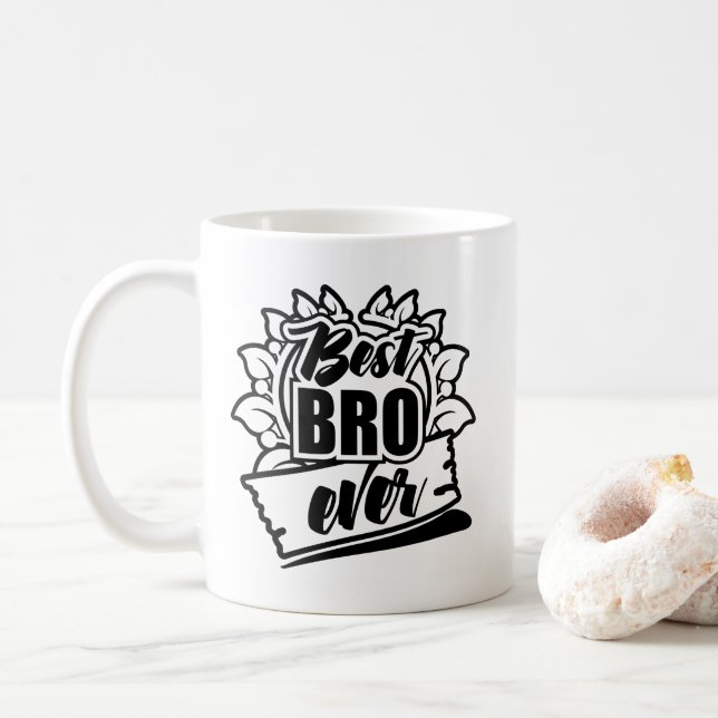 Bästa Bro någonsin Kaffemugg (Med munk)