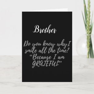 **BÄSTA BRODER EVER** GRATTIS PÅ FÖDELSEDAGEN KORT