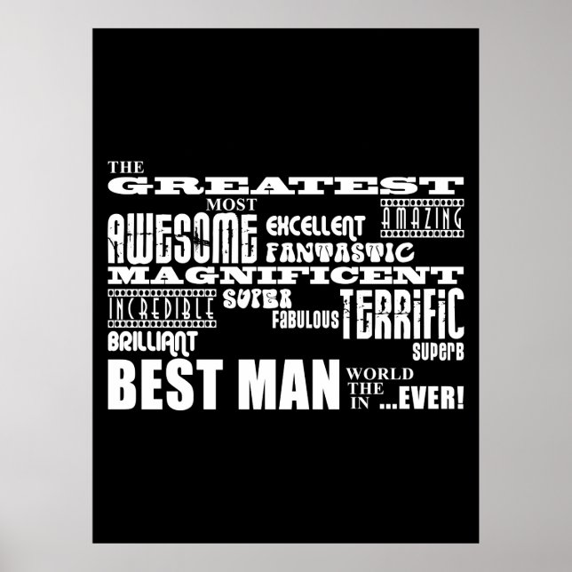 Bästa bröllop-Tacken: Underbarare bästa mannen Poster (Framsidan)