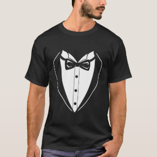 Bästa bröllopstux för ungkarlbrudgum t shirt