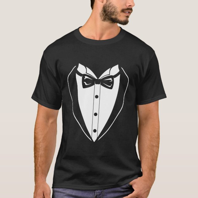 Bästa bröllopstux för ungkarlbrudgum t shirt (Framsida)