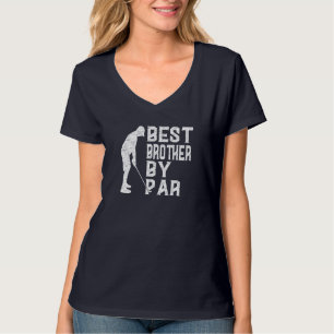 Bästa bror efter Fars dag Gift Funny Golf V T Shirt