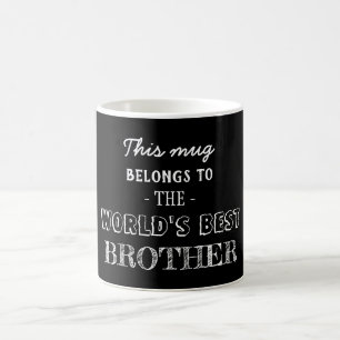 Bästa bror hör hemma här kaffemugg