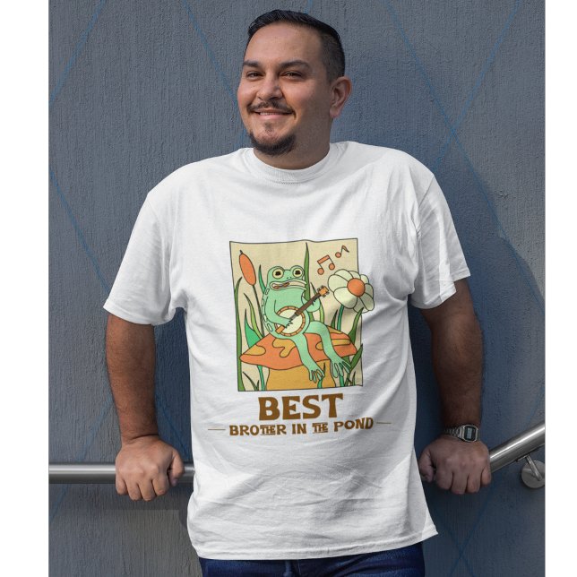 Bästa bror i den dammgroda-lilipad t shirt (Skapare uppladdad)