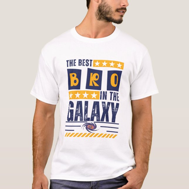 Bästa bror i Galaxy Essential, fantastisk T Shirt (Framsida)