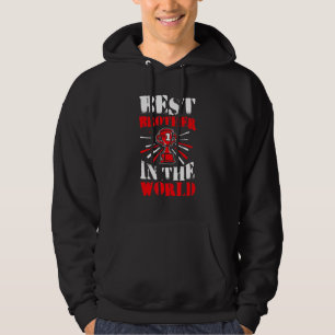 Bästa bror i världsfamiljen Humor Bro Hoodie