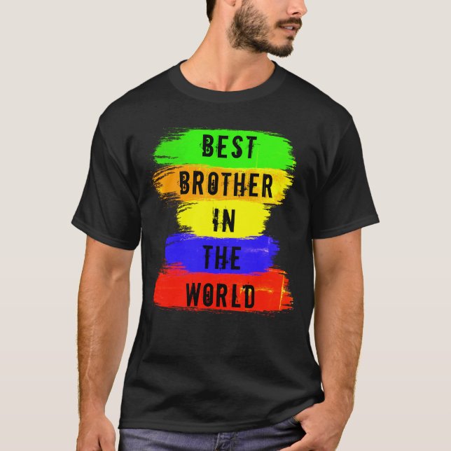 Bästa bror i World T Shirt Change Relation (Framsida)