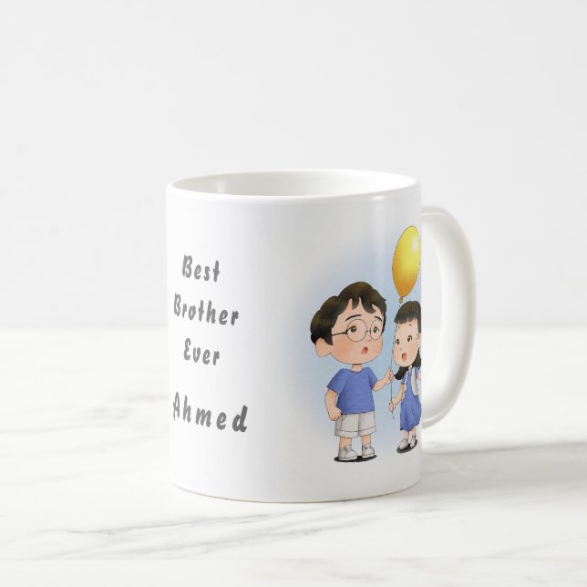 Bästa bror någonsin Bror & syster Kaffemugg (Framsida höger)