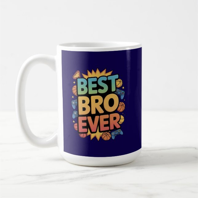 Bästa bror någonsin kaffemugg (Vänster)