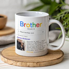 Bästa bror någonsin Sökresultat Bild & Meddelande Kaffemugg