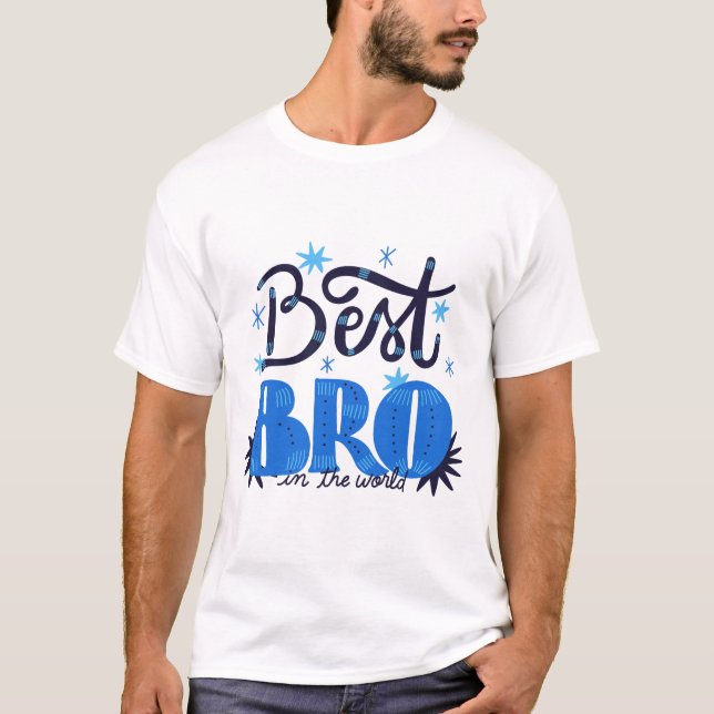 Bästa bror någonsin t shirt (Framsida)