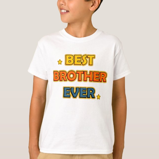 Bästa bror någonsin tee shirt (Framsida)