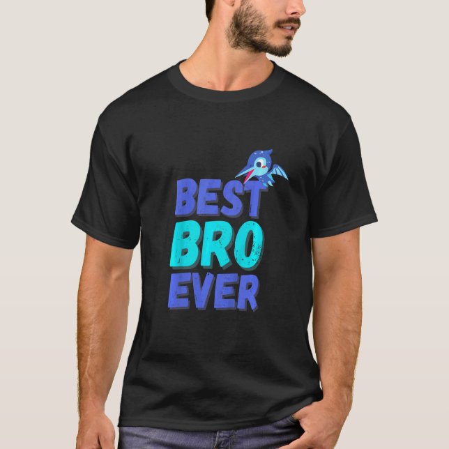 Bästa bror någonsin Världens bästa storebror Din T Shirt (Framsida)