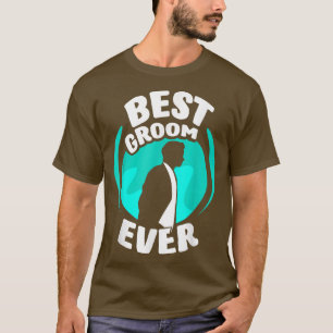 Bästa brudgum någonsin säger bachelor bröllopsfest t shirt