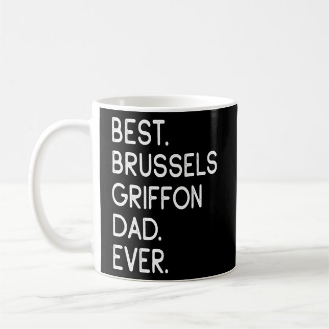 Bästa Bryssel Griffon Pappa någonsin Kaffemugg (Vänster)