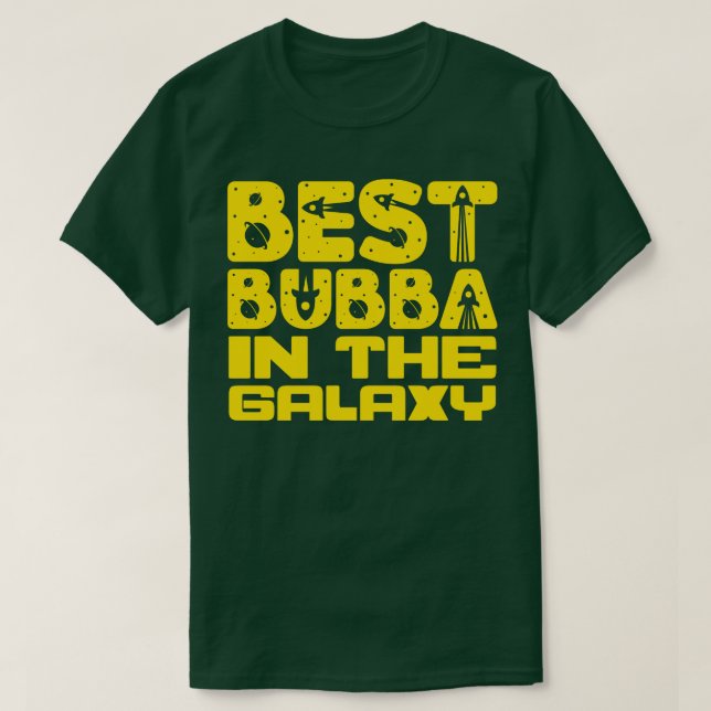Bästa bubba i Galaxy T Shirt (Design framsida)