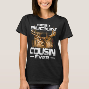 Bästa Buckin-kusin någonsin Shirt Hjort Hunting T