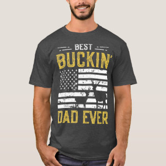 Bästa Buckin Pappa Allfunny Gift Hjort Hunter Cool T Shirt