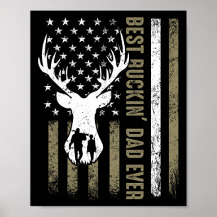 Bästa Buckin Pappa någonsin Hjort som jagar Fars d Poster
