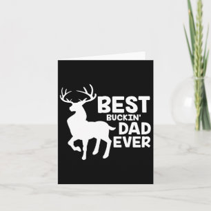 Bästa Buckin Pappa någonsin Shirt Hjort Hunting Bu Kort
