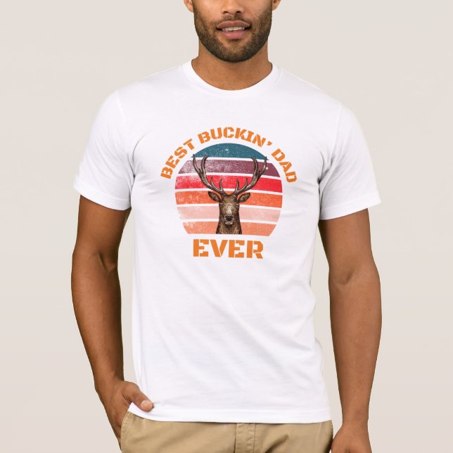 Bästa Buckin-Pappa någonsin T Shirt (Framsida)