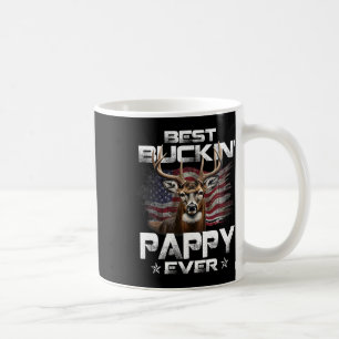 Bästa Buckin-pappan USA flagga Hjort Jakt Fath Kaffemugg