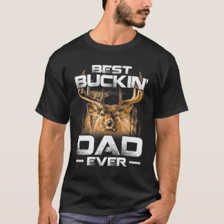 Bästa Buckin'Pappa någonsin Shirt Hjort jakt F T