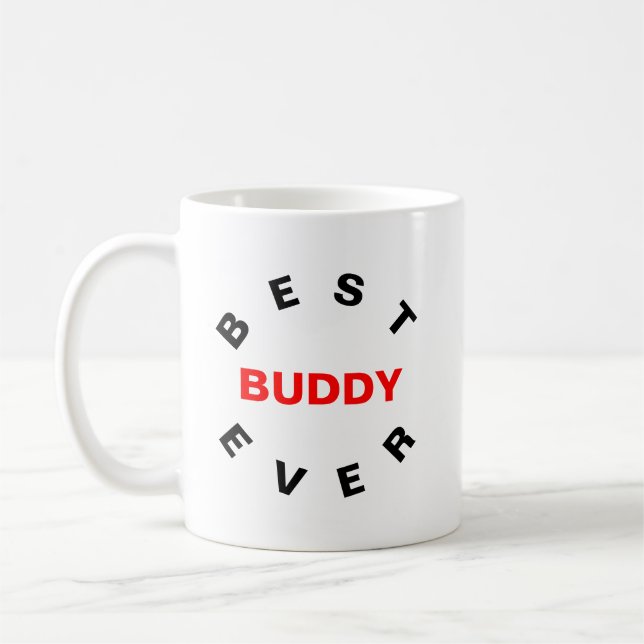 Bästa Buddy någonsin Kaffemugg (Vänster)