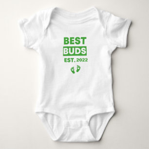 Bästa Buds Est. Anpassningsbar Baby Buds Est. 20xx T Shirt