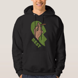 Bästa Buds-matchning i Ogräs med par gemensamma to Hoodie