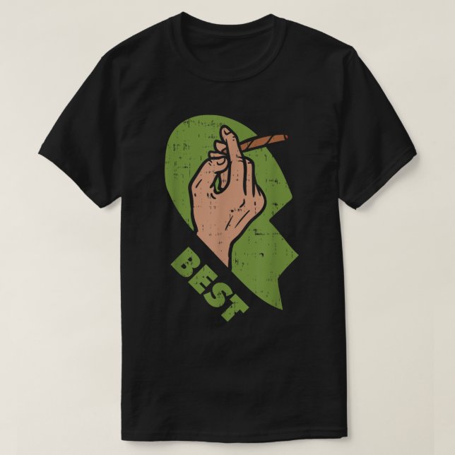 Bästa Buds-matchning i Ogräs med par gemensamma to T Shirt (Design framsida)