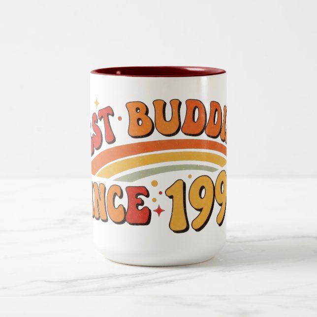 Bästa budskapet sedan 1996 års utformning Två-Tonad mugg (Center)