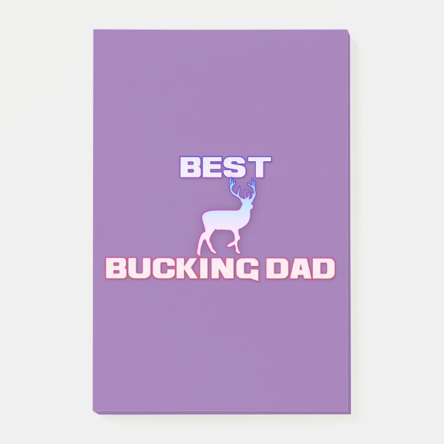 bästa bukkande pappa post-it block (Framsida)