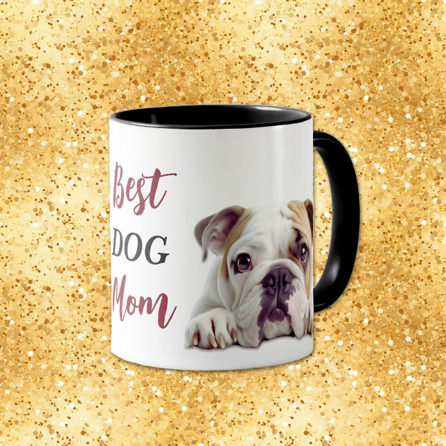 Bästa Bulldoggsmamma Mugg (Skapare uppladdad)