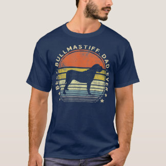 Bästa Bullmastiff Pappa någonsin Hund älskare-gåvo T Shirt
