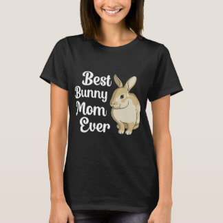 Bästa Bunny Mamma Allnynyttigt Rabbit Bunny T Shirt