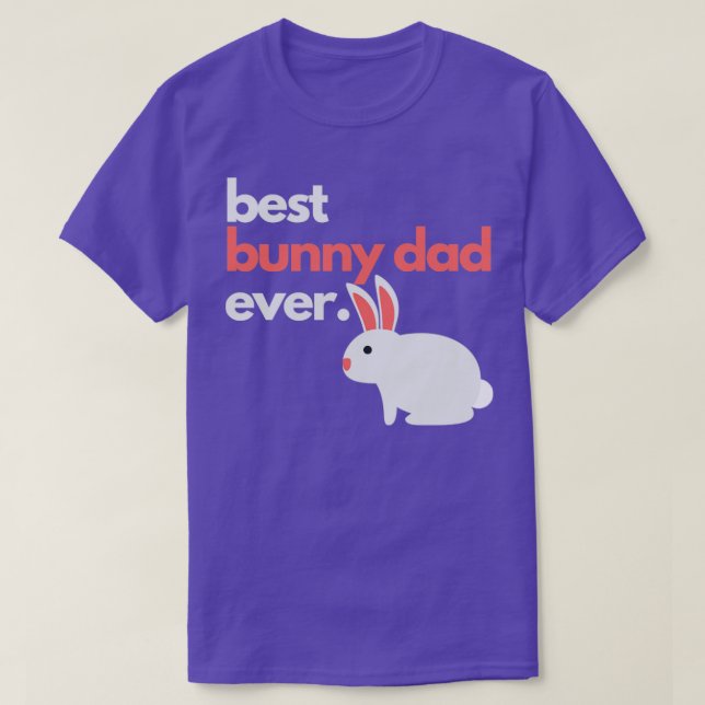 Bästa bunny pappa någonsin t shirt (Design framsida)