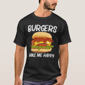 Bästa Burger-design För manar kvinnor Hamburger Sa T Shirt
