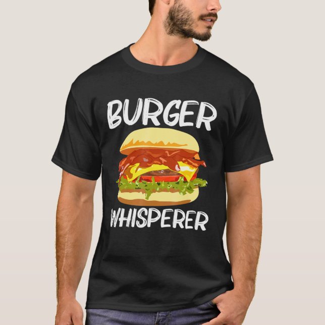 Bästa Burger-design För manar kvinnor Hamburger Sa T Shirt (Framsida)