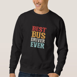 Bästa Buss-chauffören någonsin Buss-chauffören Bus Lång Ärmad Tröja