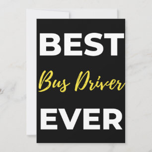 Bästa Buss-drivrutin någonsin Tack Kort