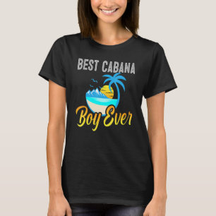 Bästa Cabana Pojke Någonsin Solnedgång Palmträd T Shirt